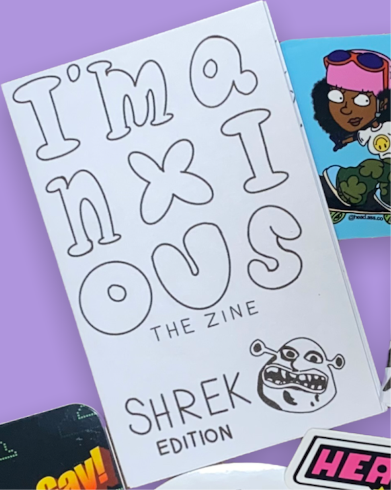 shrek: i’m anxious activity zine